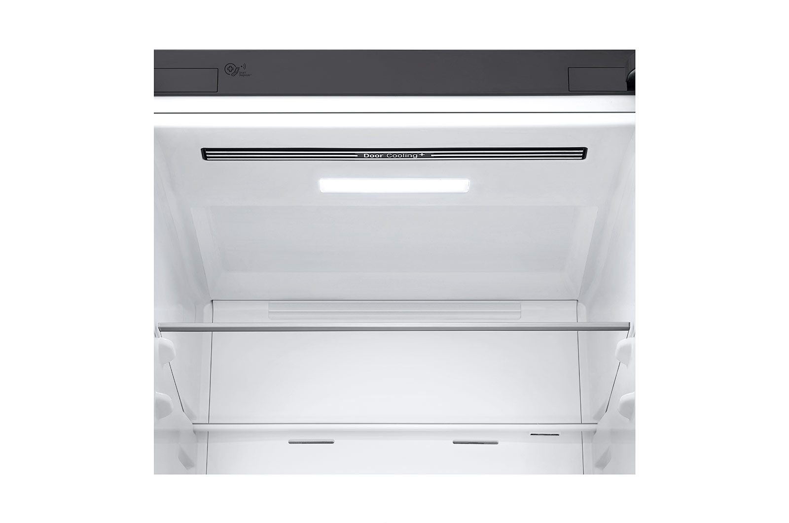 Nevera LG GB37SPP acercamiento congelador