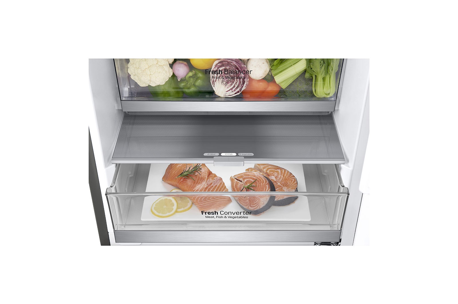 LG Nevera Tipo Europeo - 340 lts - GB37SPP - Color Plata, GB37SPP