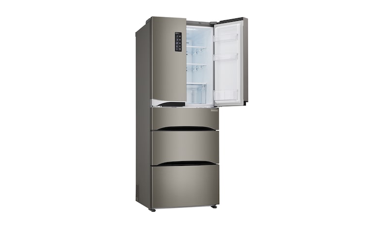 LG Nevera Tipo europeo Door-in-Door®, capacidad 499 LTS, No frost, Acabado Platinum silver, Inverter Lineal Compressor, 5 puertas, GB40MDP
