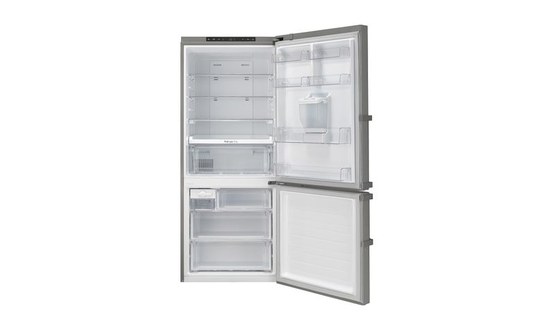 LG Nevera Tipo europeo de 450 LTS, No frost, Acabado Noble Steel, Dispensador de agua, Inverter Lineal Compressor, GB40WVN