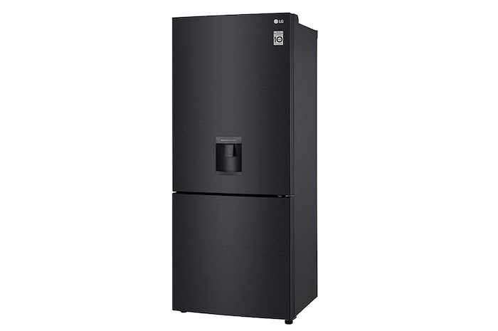 LG Nevera LG Congelador Inferior 420L Negro Mate Disp. agua  , GB41WPT