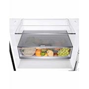 LG Nevera LG Bottom Freezer, 420lts, Tecnología NatureFRESH, Acabado Matte Black Steel, GB41WPT