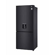 LG Nevera LG Bottom Freezer, 420lts, Tecnología NatureFRESH, Acabado Matte Black Steel, GB41WPT