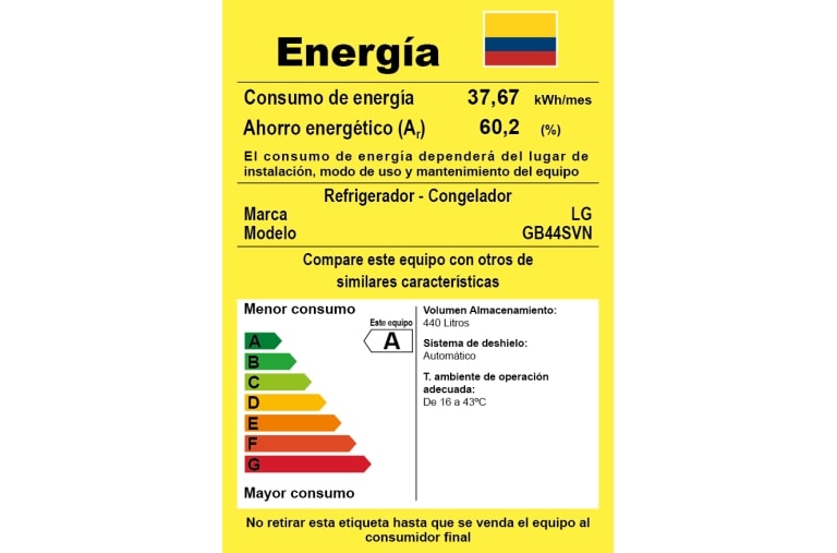 LG Nevera Tipo europeo de 496 LTS, No frost, Acabado Noble Steel, Dispensador de agua, Inverter Lineal Compressor, GB44SVN