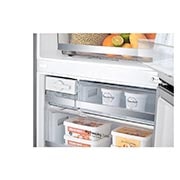 LG Nevera LG Bottom Freezer, 461lts, Tecnología NatureFRESH, Acabado Platinum Silver, GB45SPP
