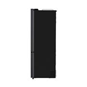 LG Nevera LG Bottom Freezer, 461lts, Tecnología NatureFRESH, Acabado Matte Black Steel, GB45SPT