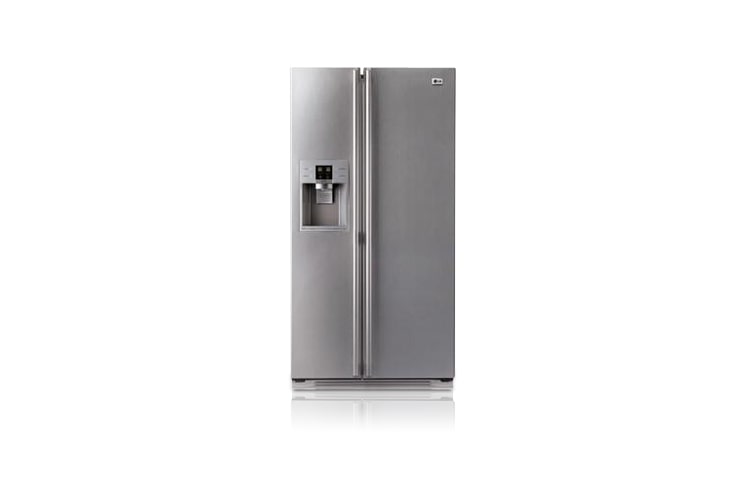 Vista frontal de No Frost, 567Lts, Platinum Silver GC-L207WTQ