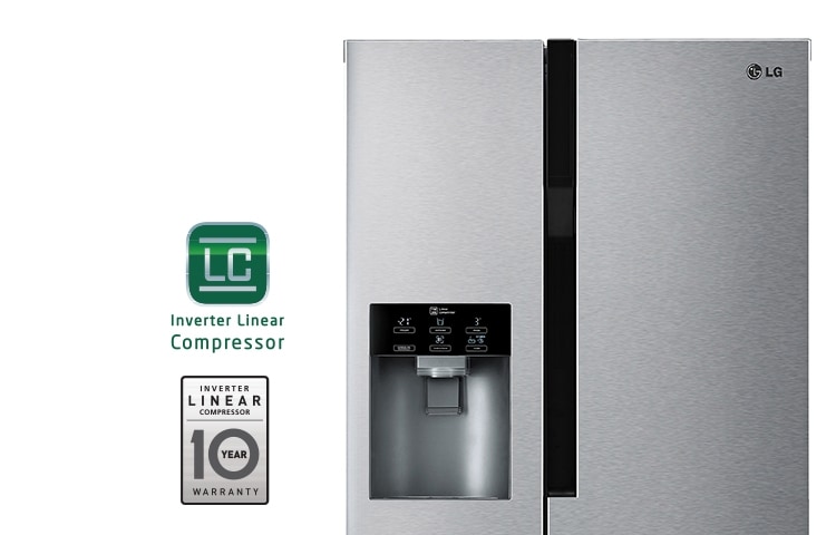 LG Nevecon, No Frost, 659Lts, Linear Compressor, Noble Steel, GC-L237JSPN