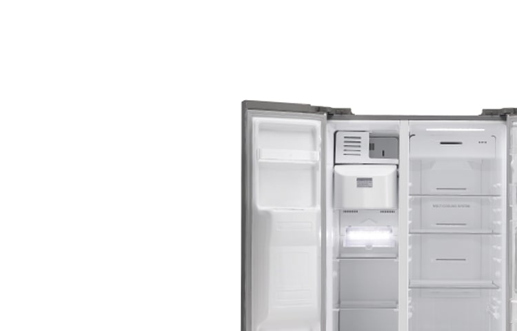 LG Nevecon, No Frost, 567Lts, Inverter Linear Compressor, Noble Steel, instalación gratuita., GC-P207GSRV