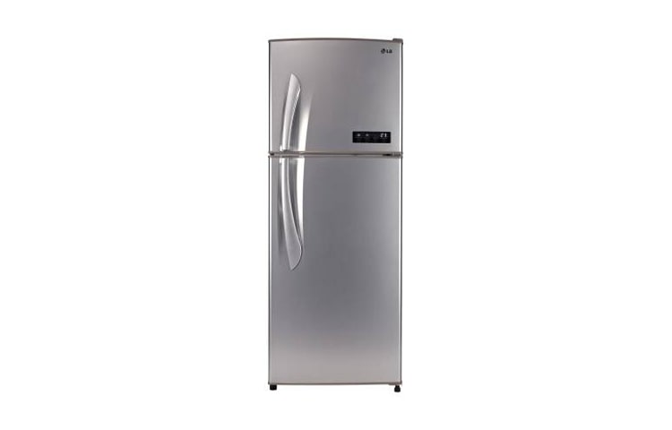 Vista frontal de Nevera No Frost, 376Lts, Platinum Silver GM-B471UVBC