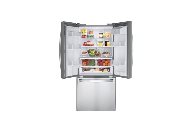 LG Nevecón Tipo europeo capacidad 646 LTS, No frost, Acabado Acero Inoxidable, Inverter Lineal Compressor, GM-F223RSXM