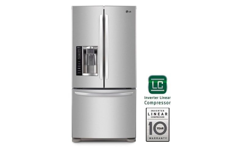 LG Nevecon tipo europeo, No Frost, 761Lts, Linear Compressor, Acero inoxidable, GM-L268FSXP