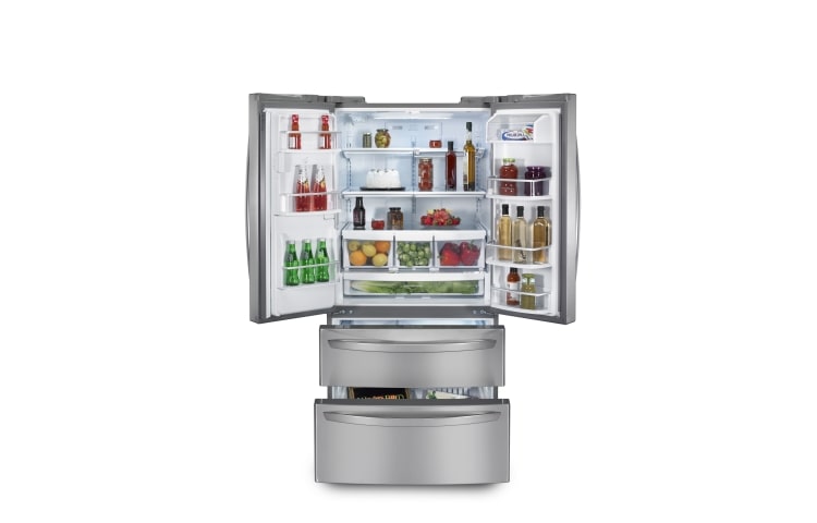 LG Nevecon tipo europeo, No Frost, 743Lts, Linear Compressor, Acero inoxidable, GM-L26ANSJP