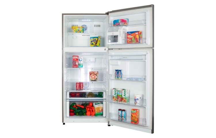 LG Nevera No frost, 394LTS, Hygiene fresh, Ice bar, Platinum silver 2, GM-S482ULV
