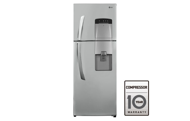 Vista frontal de Nevera No frost, 394LTS, Hygiene fresh, Ice bar, Platinum silver 2 GM-S482ULV