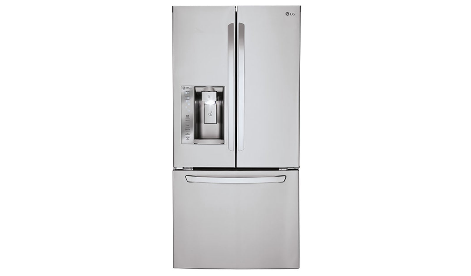 LG Nevecón Tipo europeo Door-in-Door®, capacidad 738 LTS, No frost, Acabado Acero Inoxidable, Filtro Fresh Filter, Inverter Lineal Compressor, GM63SDS