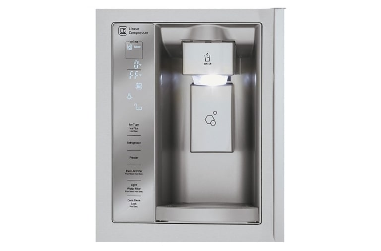 LG Nevecón Tipo europeo Door-in-Door®, capacidad 738 LTS, No frost, Acabado Acero Inoxidable, Filtro Fresh Filter, Inverter Lineal Compressor, GM63SDS