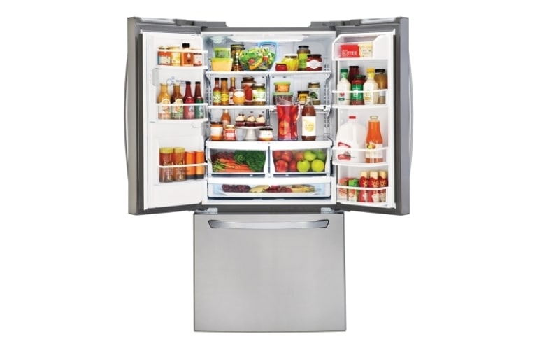 LG Nevecón Tipo europeo capacidad 741 LTS, No frost, Acabado Acero Inoxidable, Filtro Fresh Filter, Inverter Lineal Compressor, GM63SGS