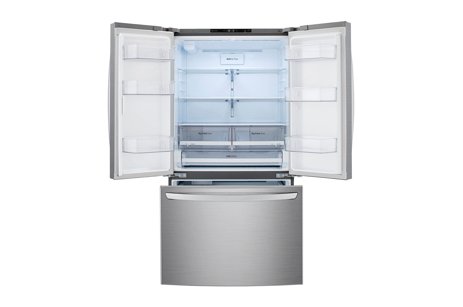 LG Nevecón Europeo - 816 lts - GM78BGP - Color Plata - Door Cooling, GM78BGP