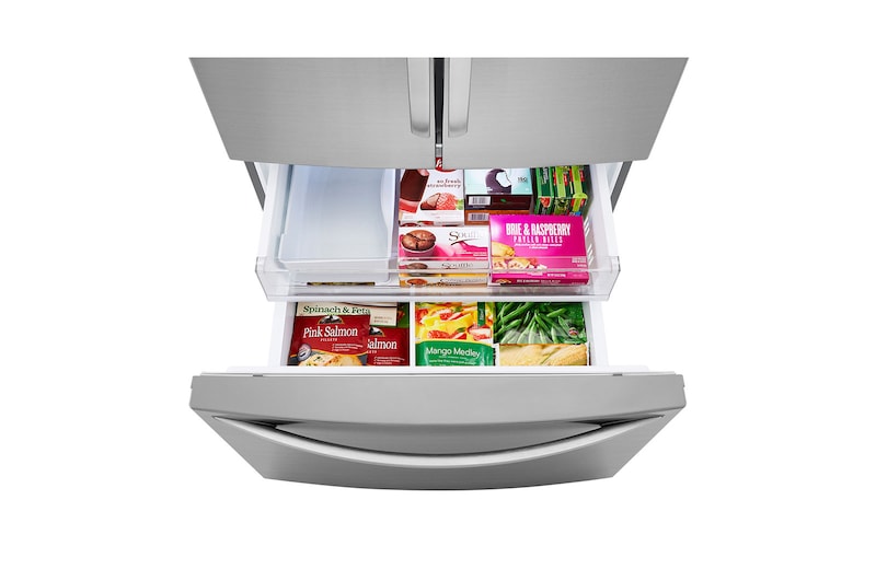 LG Nevecon LG French Door 816L Plata Disp. de agua/hielo  , GM78BGP