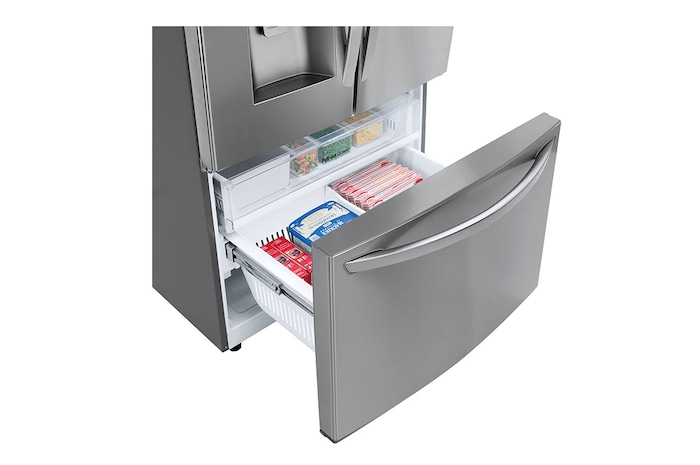 LG Nevecon LG French Door 793L Plata Disp. de agua/hielo , GM78SGP