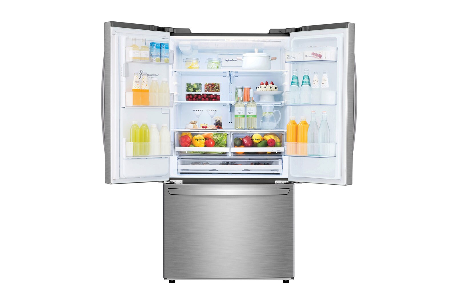 LG Nevecón Europeo - 793 lts - GM78SGP - Color Plata - Door Cooling, GM78SGP