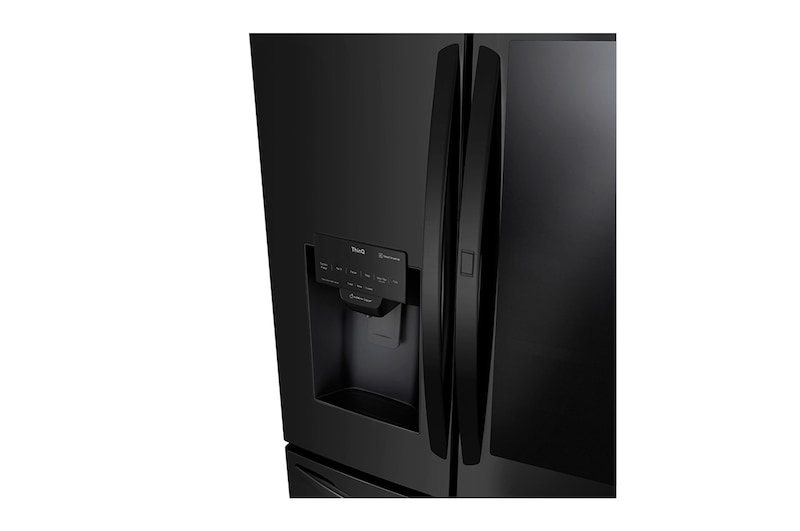 Nevecón LG GM78SXT InstaView dispensador de agua vista derecha desde arriba 