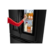 Nevecón LG GM78SXT InstaView vista de alimentos