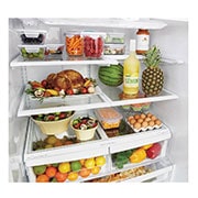 LG Nevecón Tipo europeo 4 puertas, capacidad 784 LTS, No frost, Acabado Acero Inoxidable, Inverter Lineal Compressor, GM80SGS