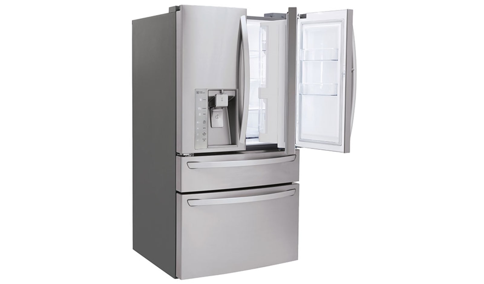 LG Nevecón Tipo europeo Door-in-Door®, capacidad 895 LTS, No frost, Acabado Acero Inoxidable, Filtro Hygiene Fresh+®, Cajón CustomChill, Inverter Lineal Compressor, GM84SDS