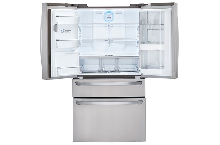 LG Nevecón Tipo europeo Door-in-Door®, capacidad 895 LTS, No frost, Acabado Acero Inoxidable, Filtro Hygiene Fresh+®, Cajón CustomChill, Inverter Lineal Compressor, GM84SDS