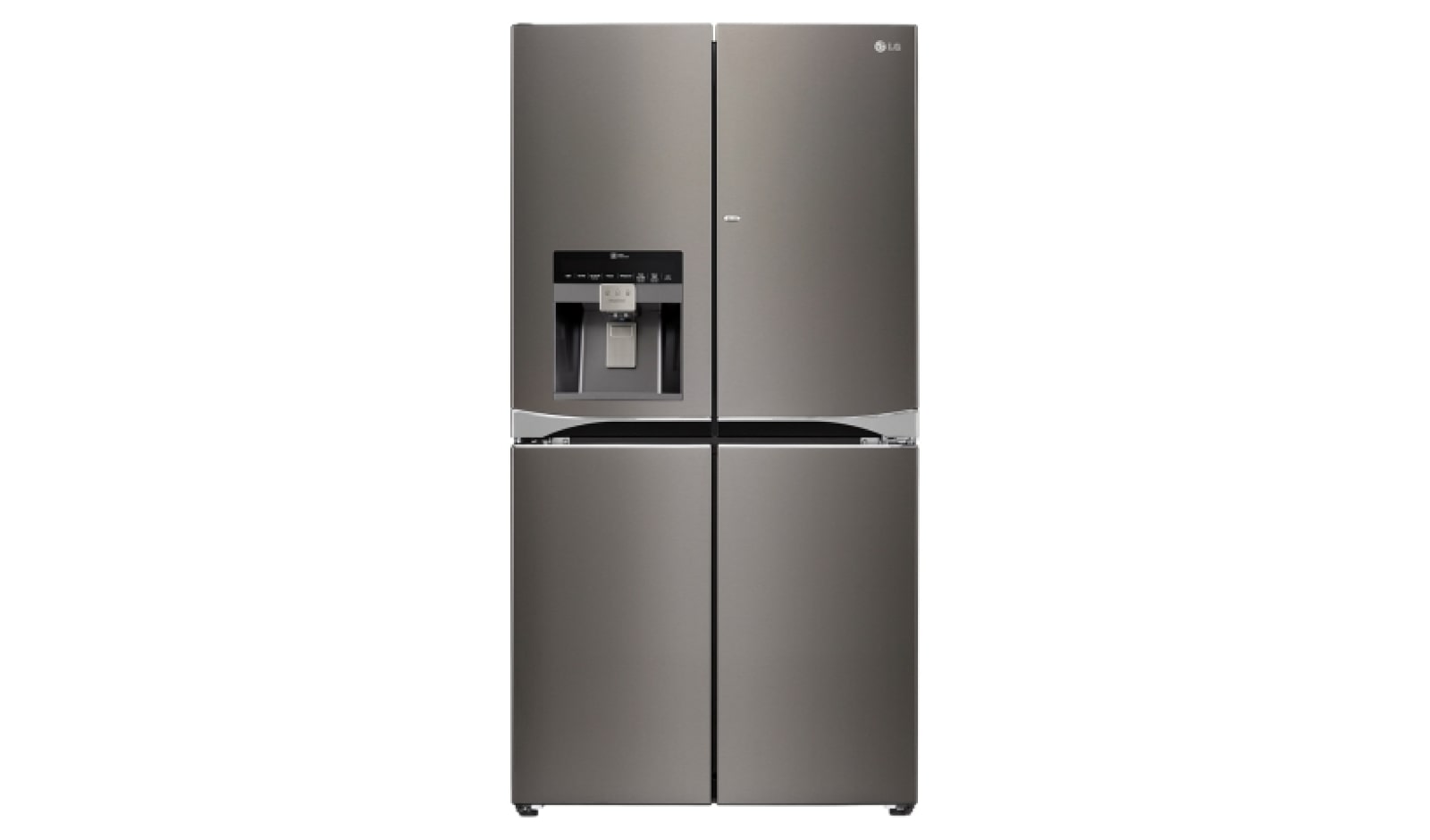 LG Nevecón Tipo europeo con Door-in-Door® de 889 LTS, No frost, Acabado Acero Inoxidable, Filtro Hygiene Fresh+®, GM86SDDB