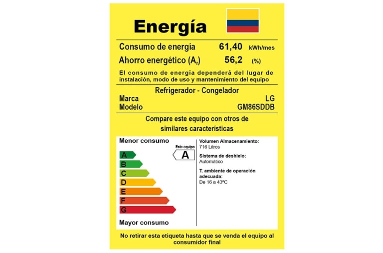 LG Nevecón Tipo europeo con Door-in-Door® de 889 LTS, No frost, Acabado Acero Inoxidable, Filtro Hygiene Fresh+®, GM86SDDB