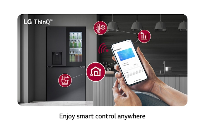 Thin q Nevecon French Door InstaView Door-In-Door LG GM92SXV