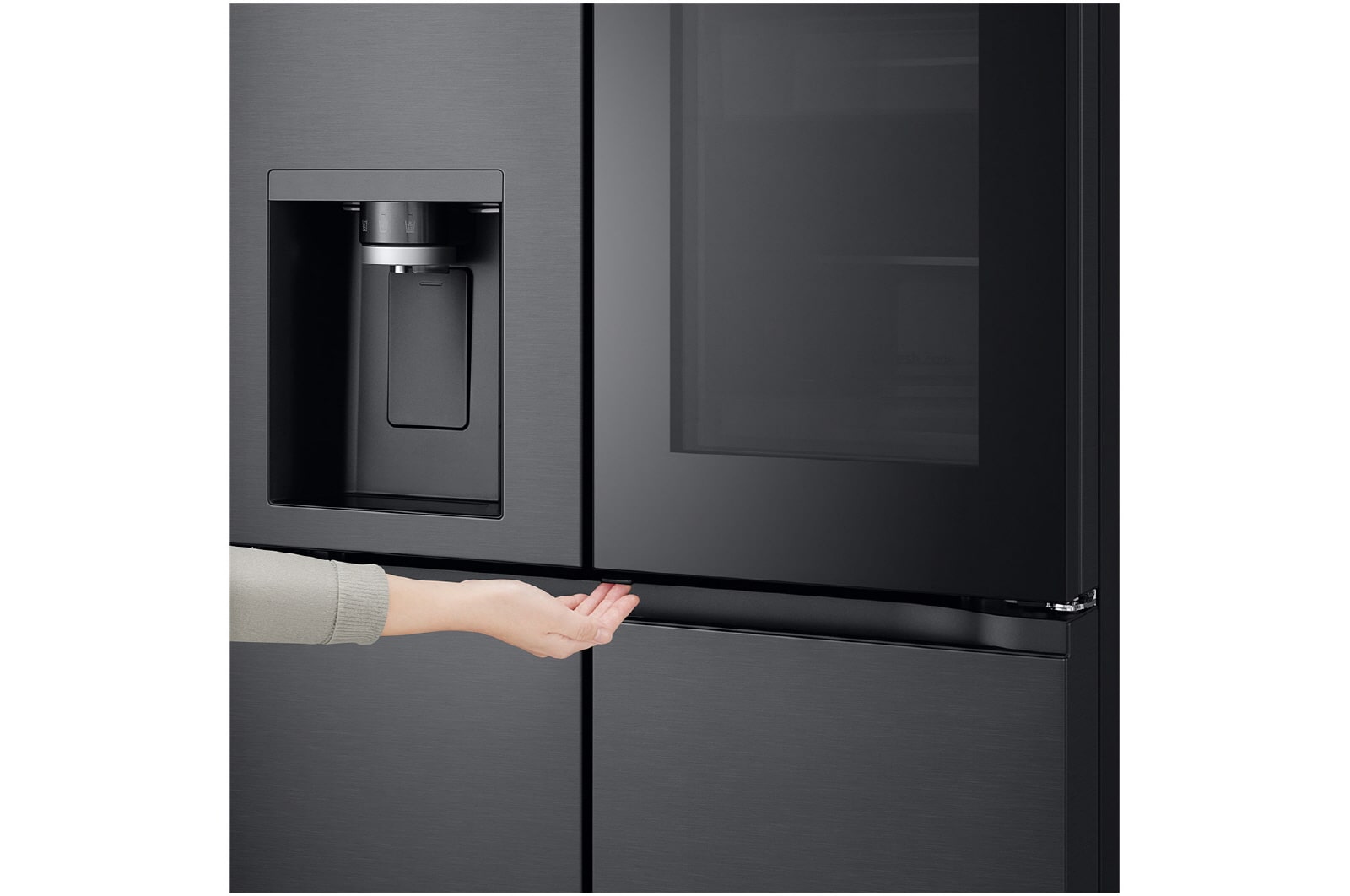 LG Nevecón Europeo Instaview DID - 847 lts - GM95SXV - Color Negro Matte, GM95SXV