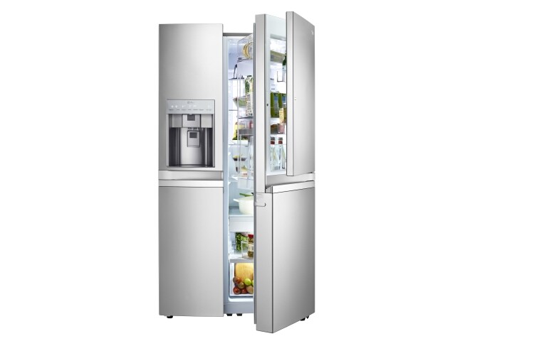 LG Nevecon, No Frost, 667 Lts, Door-in-Door™, Noble Steel, GR-J257WSBN