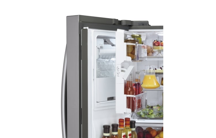 LG Nevecon tipo europeo, No Frost, 880Lts, Door-in-Door™, Linear Compressor, Acero inoxidable, GR-J318LSJ