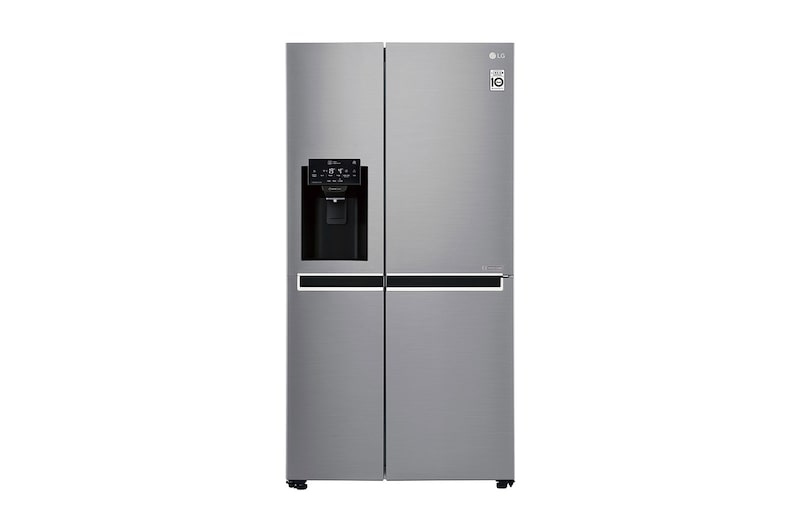 LG Nevecón Side by Side capacidad 668 LTS, No frost, Acabado Platinum silver, Inverter Lineal Compressor, GS65SPP1