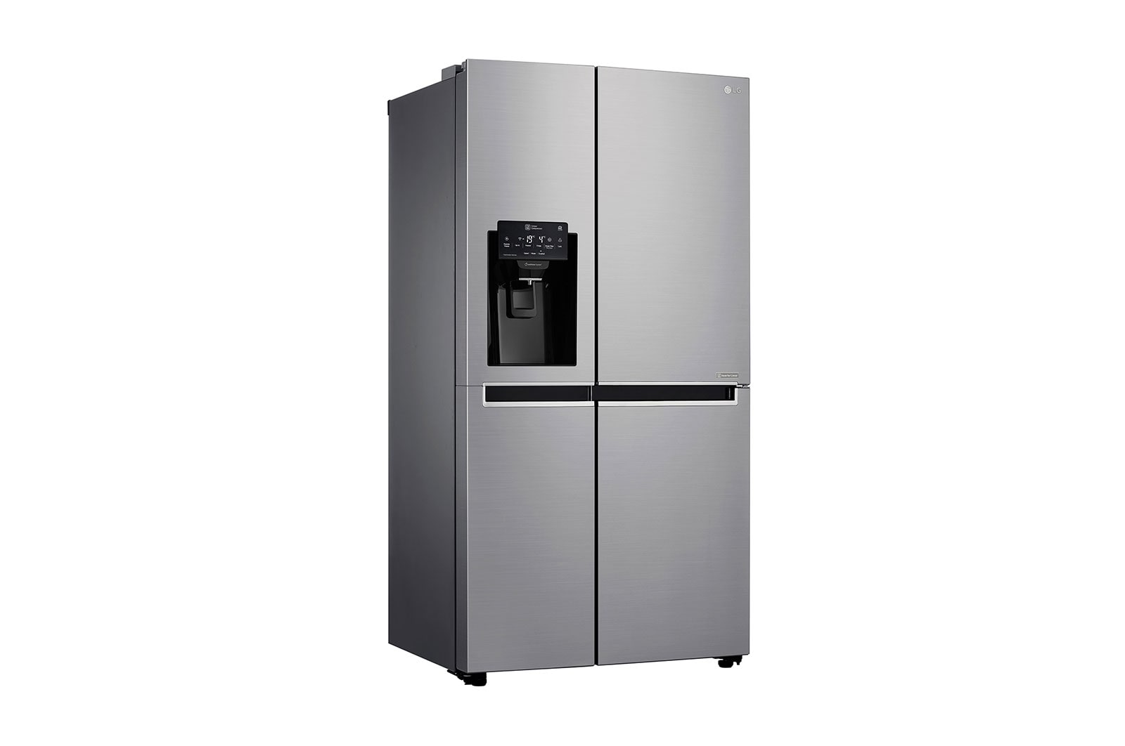 LG Nevecón Side by Side capacidad 668 LTS, No frost, Acabado Platinum silver, Inverter Lineal Compressor, GS65SPP1