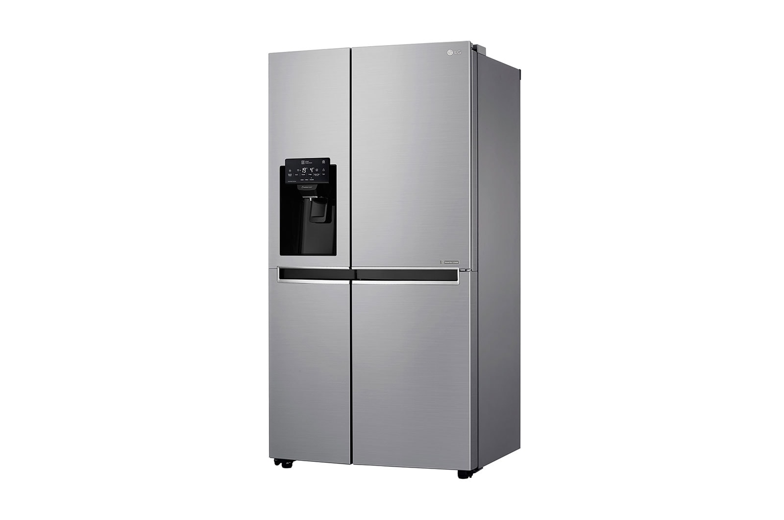 LG Nevecón Side by Side capacidad 668 LTS, No frost, Acabado Platinum silver, Inverter Lineal Compressor, GS65SPP1