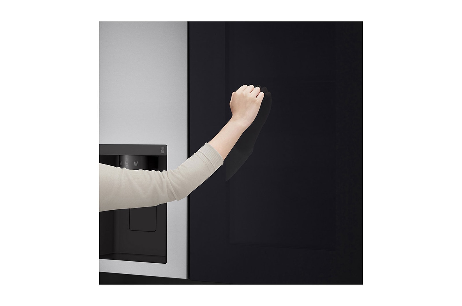 LG Refrigerador Side by Side, GS66GPY, Vista lateral derecha