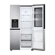 Nevecón LG LS66SGP, una puerta abierta y vacío.