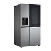 Nevecón LG LS66SGP, vista frontal izquierda, puertas cerradas.