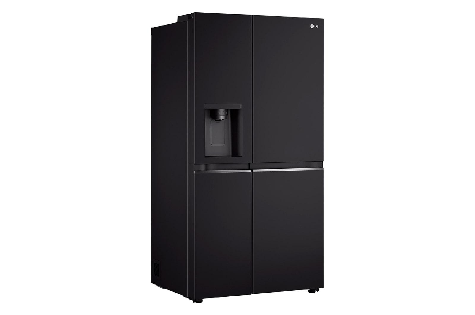 LG Nevecón LG Side by Side Color Western Black Capacidad Total Almacenamiento 637 Litros, GS66SPV