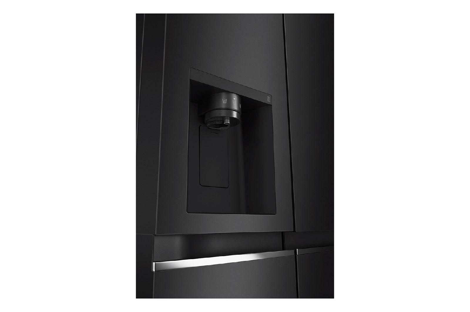 LG Nevecón LG Side by Side Color Western Black Capacidad Total Almacenamiento 637 Litros, GS66SPV