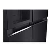 LG Nevecón LG Side by Side Color Western Black Capacidad Total Almacenamiento 637 Litros, GS66SPV