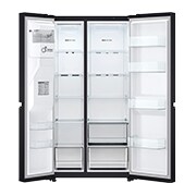 LG Nevecón LG Side by Side Color Western Black Capacidad Total Almacenamiento 637 Litros, GS66SPV