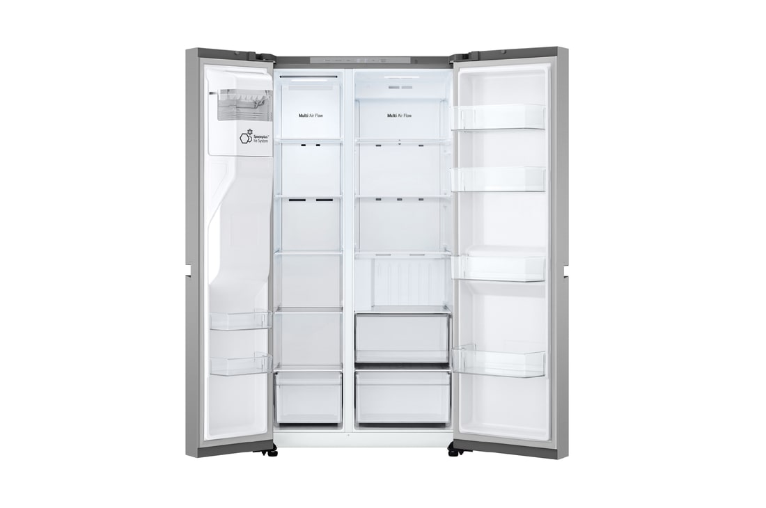 Door open view without food