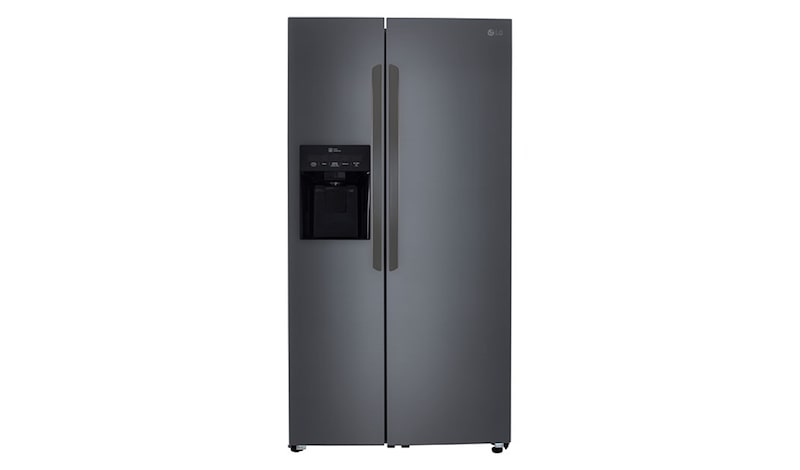 LG Nevecón Side by Side, capacidad 792 LTS, No frost, Acabado Graphite Steel, Inverter Lineal Compressor, GS73SGG