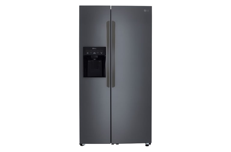 LG Nevecón Side by Side, capacidad 792 LTS, No frost, Acabado Graphite Steel, Inverter Lineal Compressor, GS73SGG